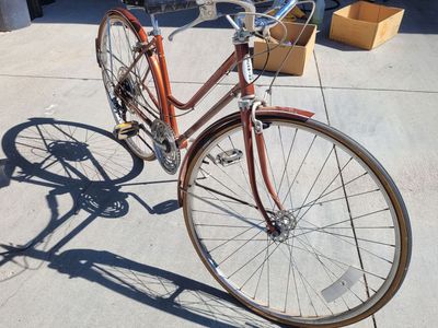 Vintage 1978 Schwinn Roadmaster Bronze Cruiser Bicycle