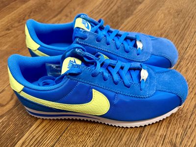New Nike Cortez Photo Blue/ LT Lemon Twist Y5