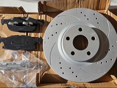 NEW Front Brake Rotors + Pads Toyota Camry Avalon