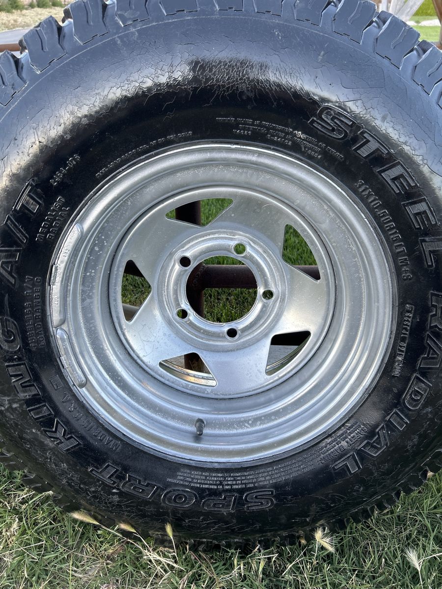 31”wheels