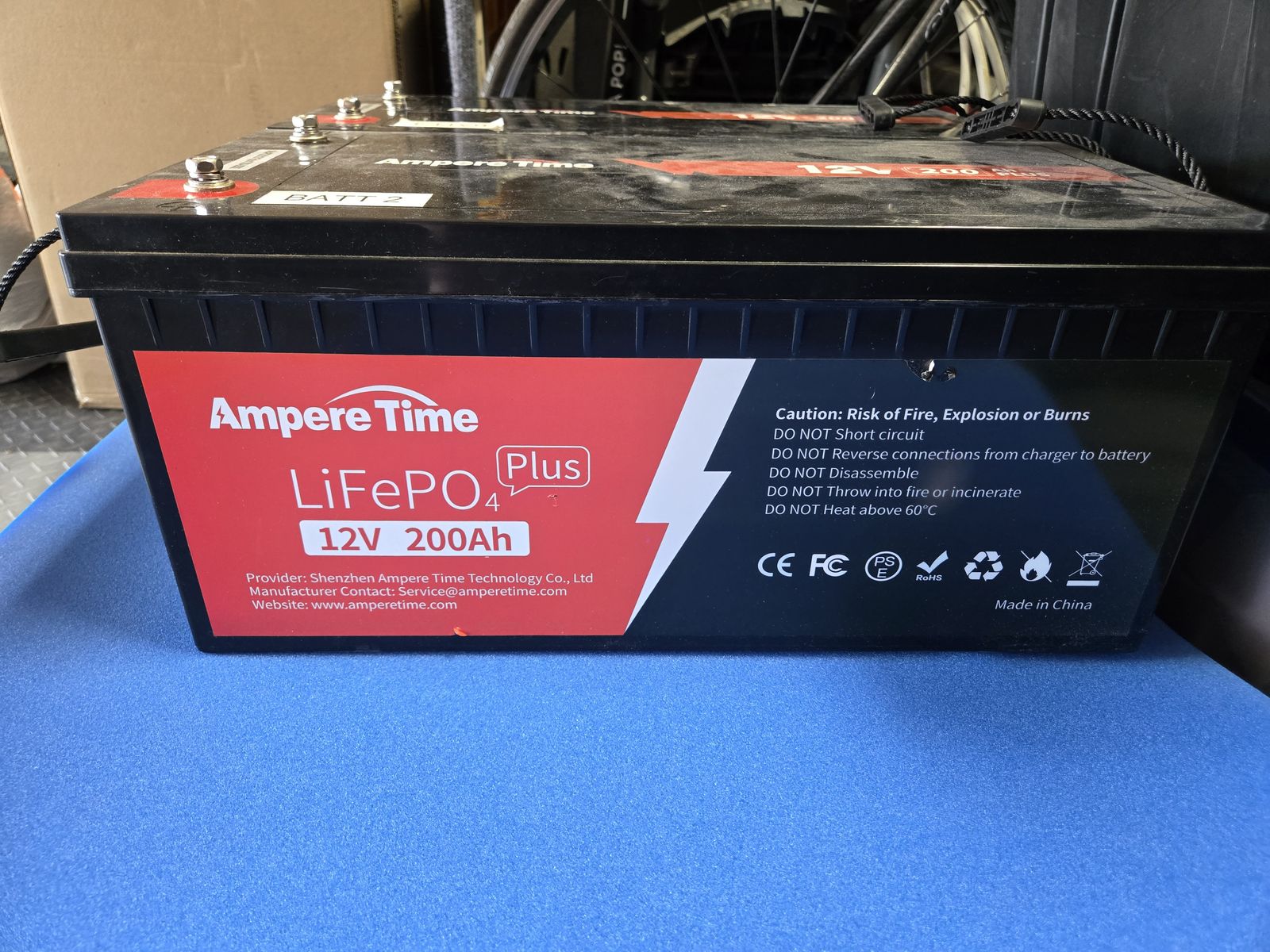 8x LiTime (Ampere Time) 12V 200Ah LiFePO4 Lithium Batteries
