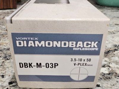 New Vortex Diamondback 3.5x10x50 scope