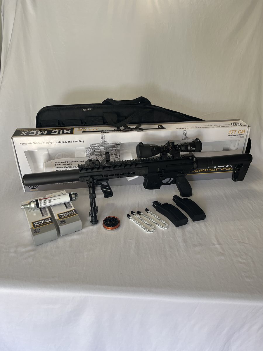 Sig Sauer SIG MCX ASP .177 Cal 30rd CO2 Advanced Sport Pellet Air Rifle
