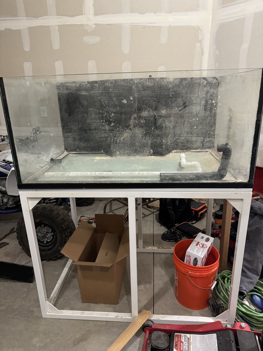 137-Gallon Saltwater Reef-Ready Beast – Lights & Plumbing Included – $1000