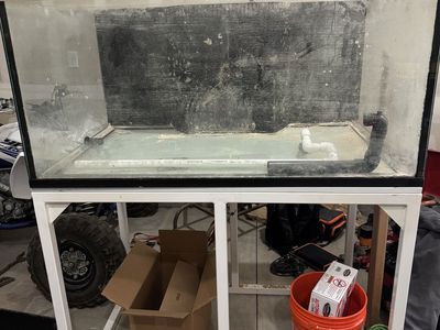 137-Gallon Saltwater Reef-Ready Beast – Lights & Plumbing Included – $1000