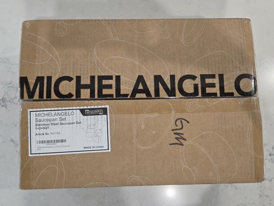 Michelangelo Saucepan Set