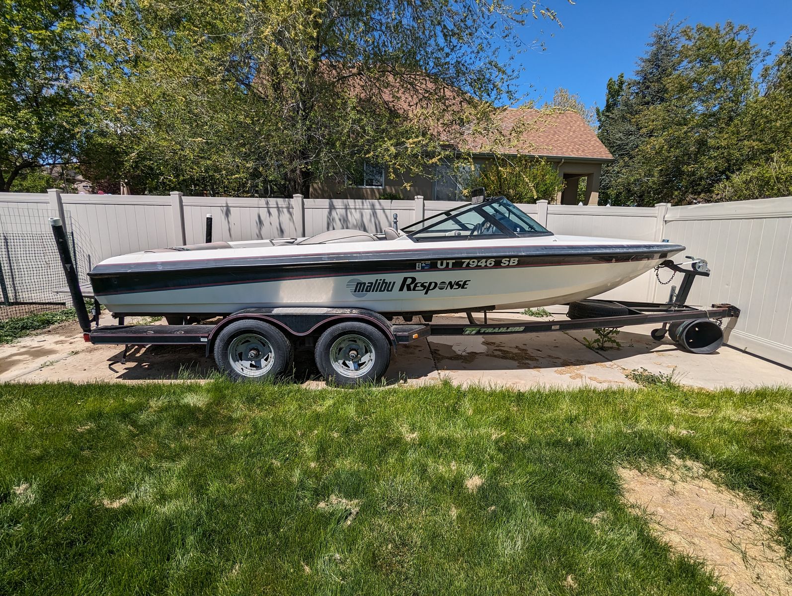 1995 Malibu Response Ski Boat - Project/Non-Running - Trailer + New Cover Included - $2,500 OBO