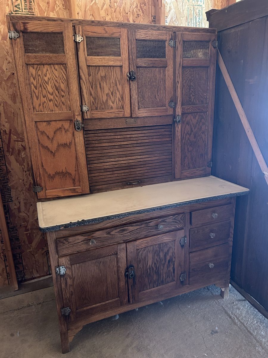 ANTIQUE Hoosier Cabinet Kitchen Sellers