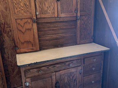 ANTIQUE Hoosier Cabinet Kitchen Sellers