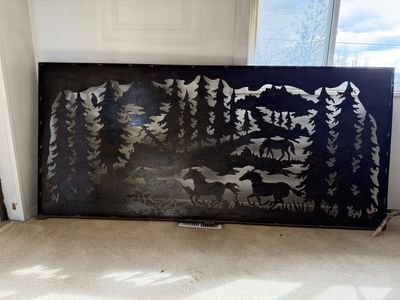 Custom Metal Railing Wall