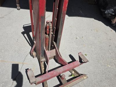 Vintage probably Blackhawk Hydraulics Floor Jack - Heavy Duty Industrial Shop Lift.