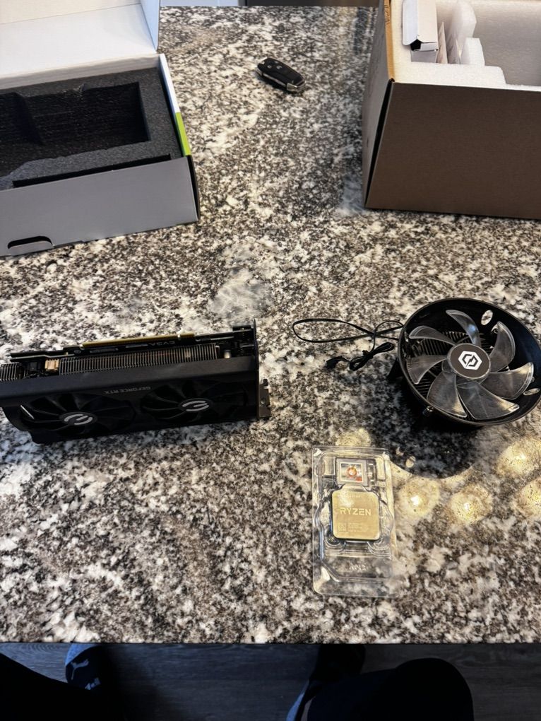 Rtx 3060 With Amd 5500 with Cooler.
