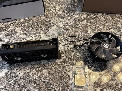 Rtx 3060 With Amd 5500 with Cooler.