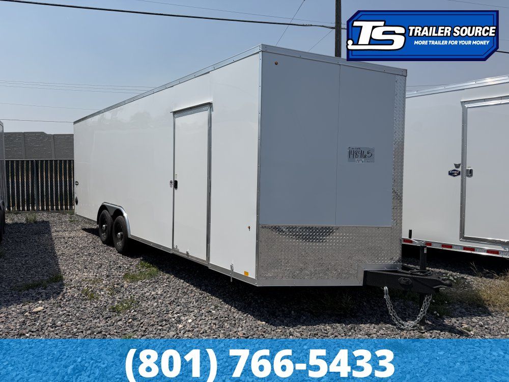 8.5x24 Look Element SE Enclosed Cargo Trailer - 7'0" Interior - 10K GVWR - .080 PolyCor, Rubber Coin Floor
