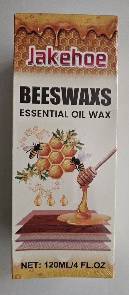 Jakehoe Beeswaxes Essential Oil Wax Wood Polish 120ml - Deep Nourishment & Protection
