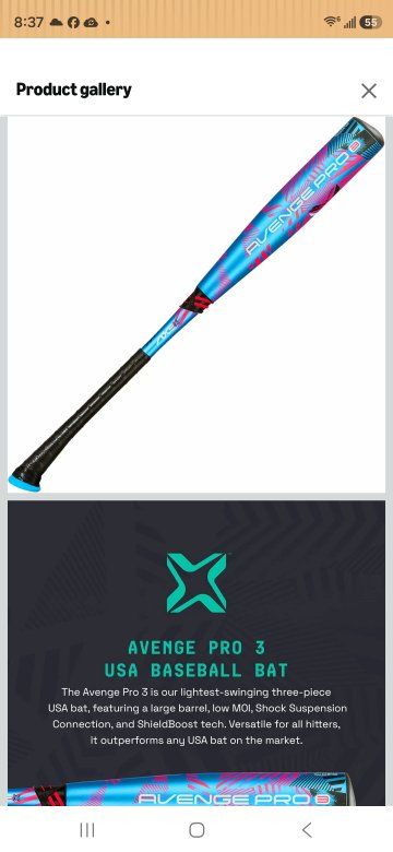 Axe Avenge Pro 3 Composite Bat
