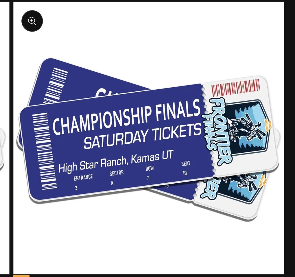 $100 For 2VIP Pro Skijor Championship Saturday Tix