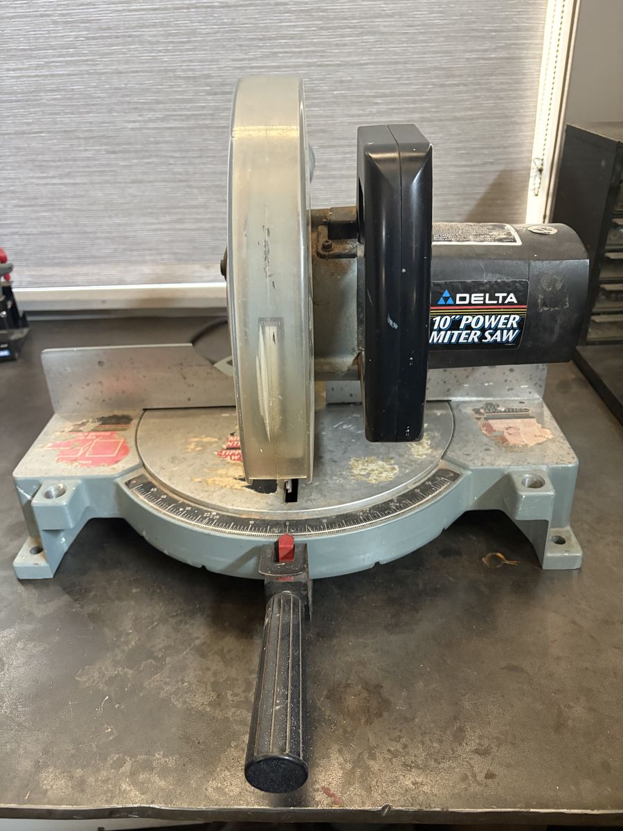 Power Tools: Delta 10" Miter Saw, Makita 3/8" Drill, Cordless Dremel Tool, Craftsman 3" belt sander & Ram Tool Fury 3/8" Drill