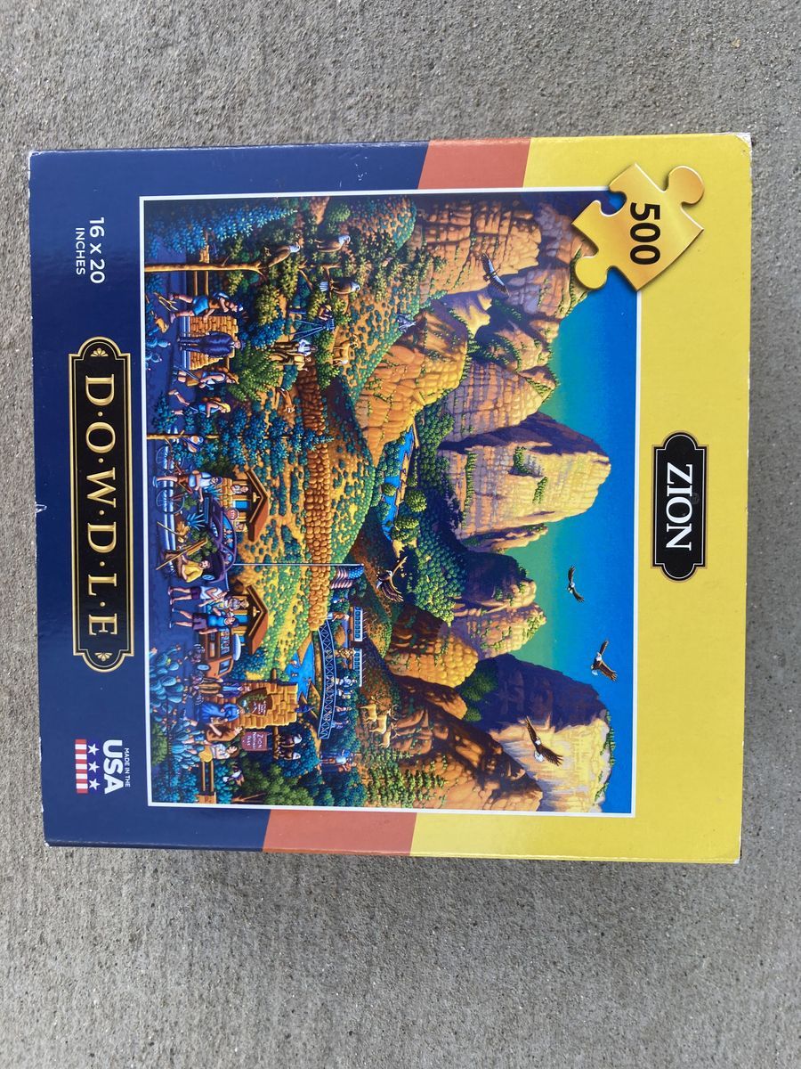 NEW Eric Dowdle 500 pc. puzzle: Zion