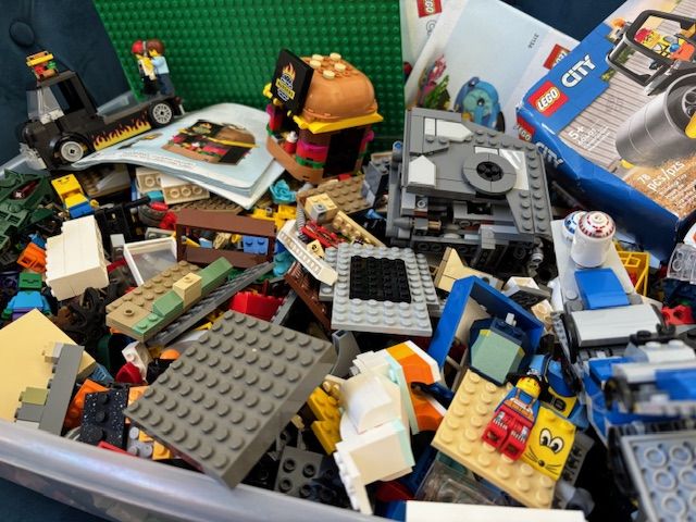Big bin of Legos