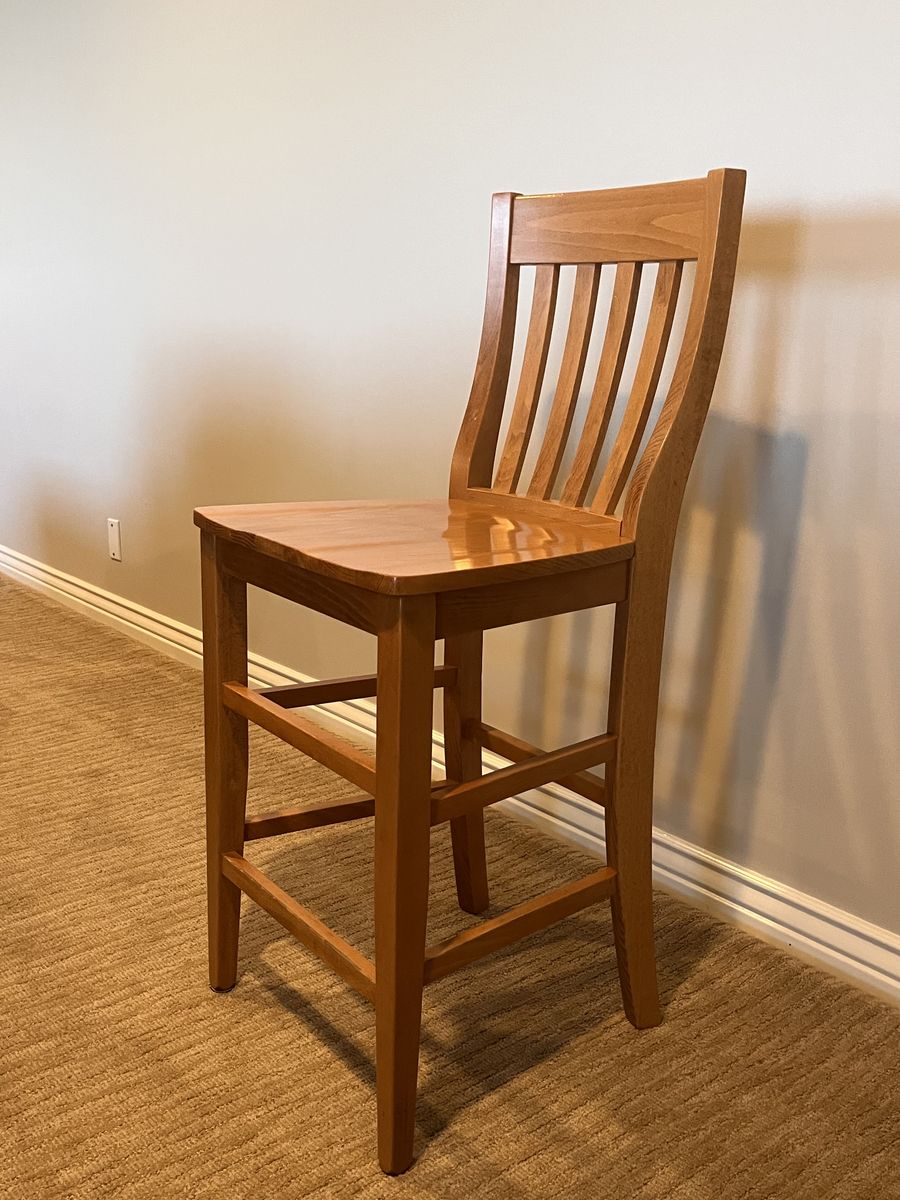 Wood counter stools