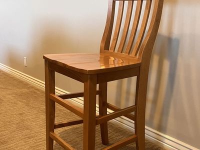 Wood counter stools