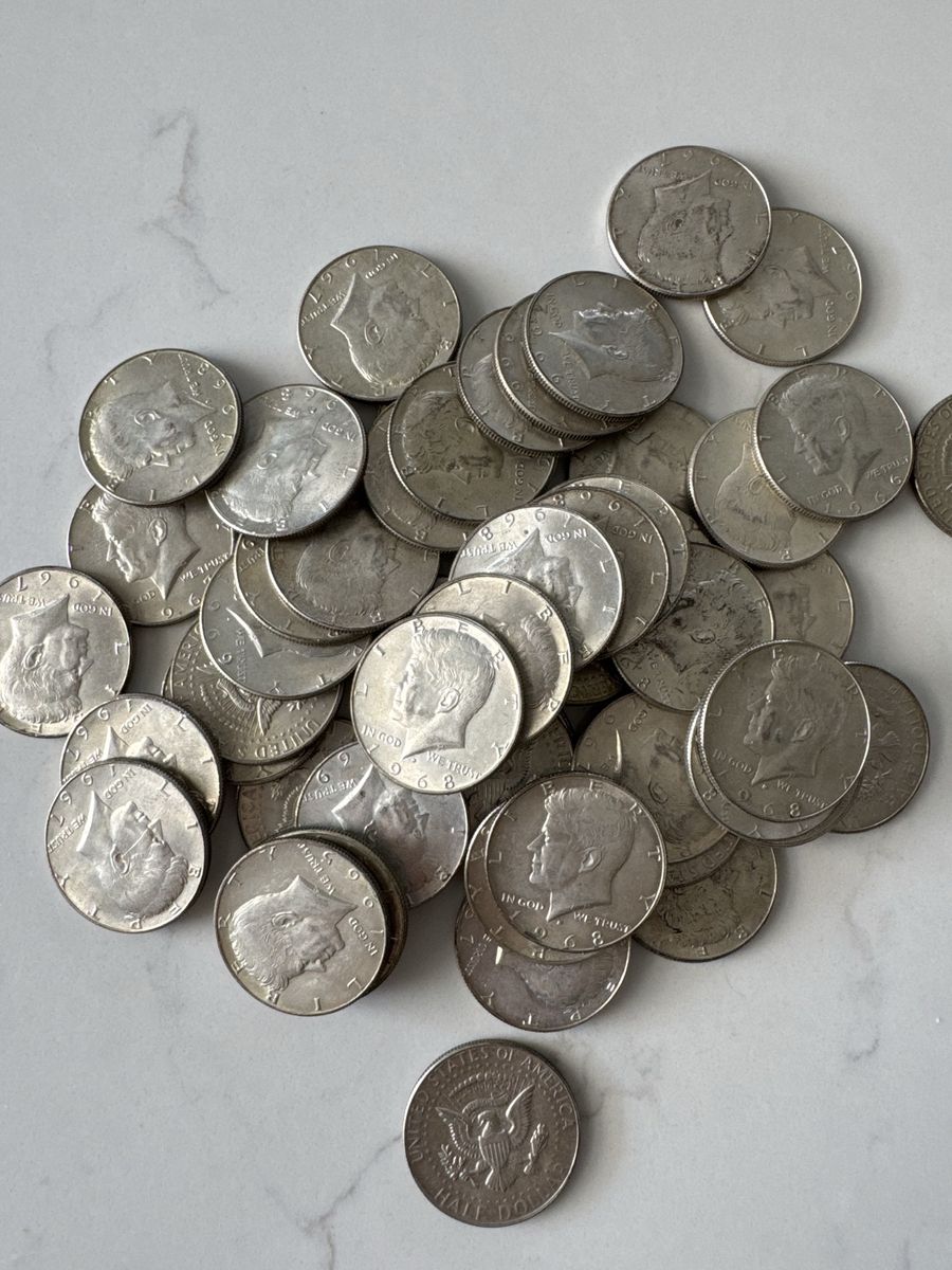 Kennedy 40% Silver Half Dollars