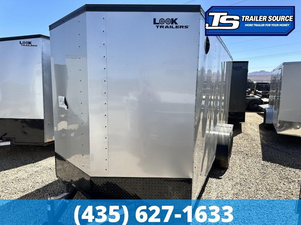 7x16 Look ST DLX Enclosed Cargo Trailer - 7'0" Interior - 7K GVWR Black Out Package