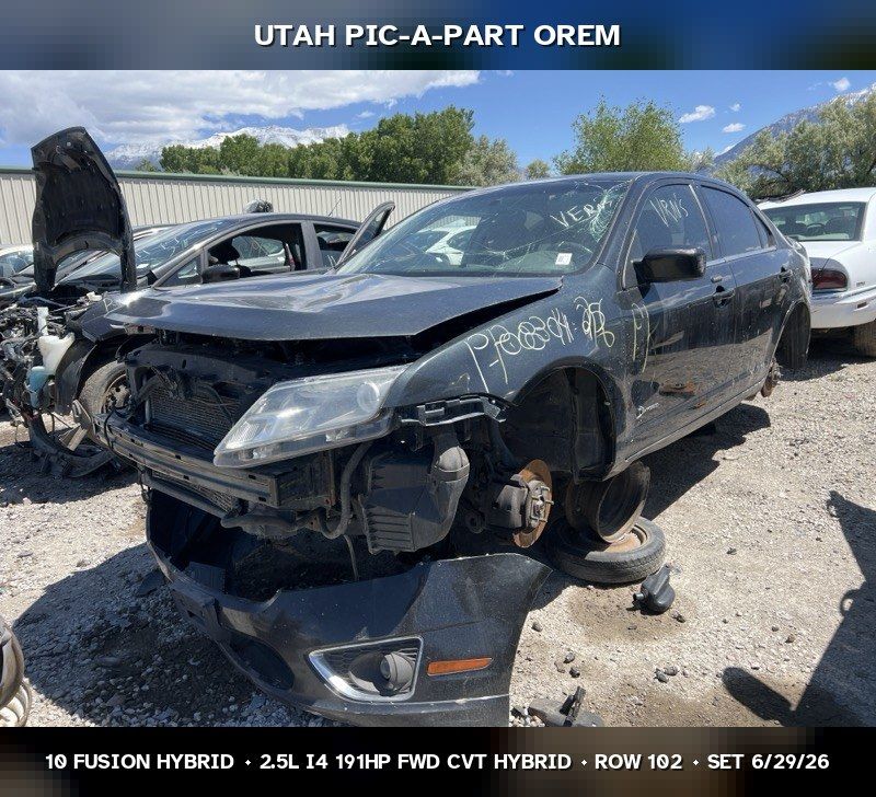 2010 Ford Fusion Hybrid Parts - UTPAP Orem