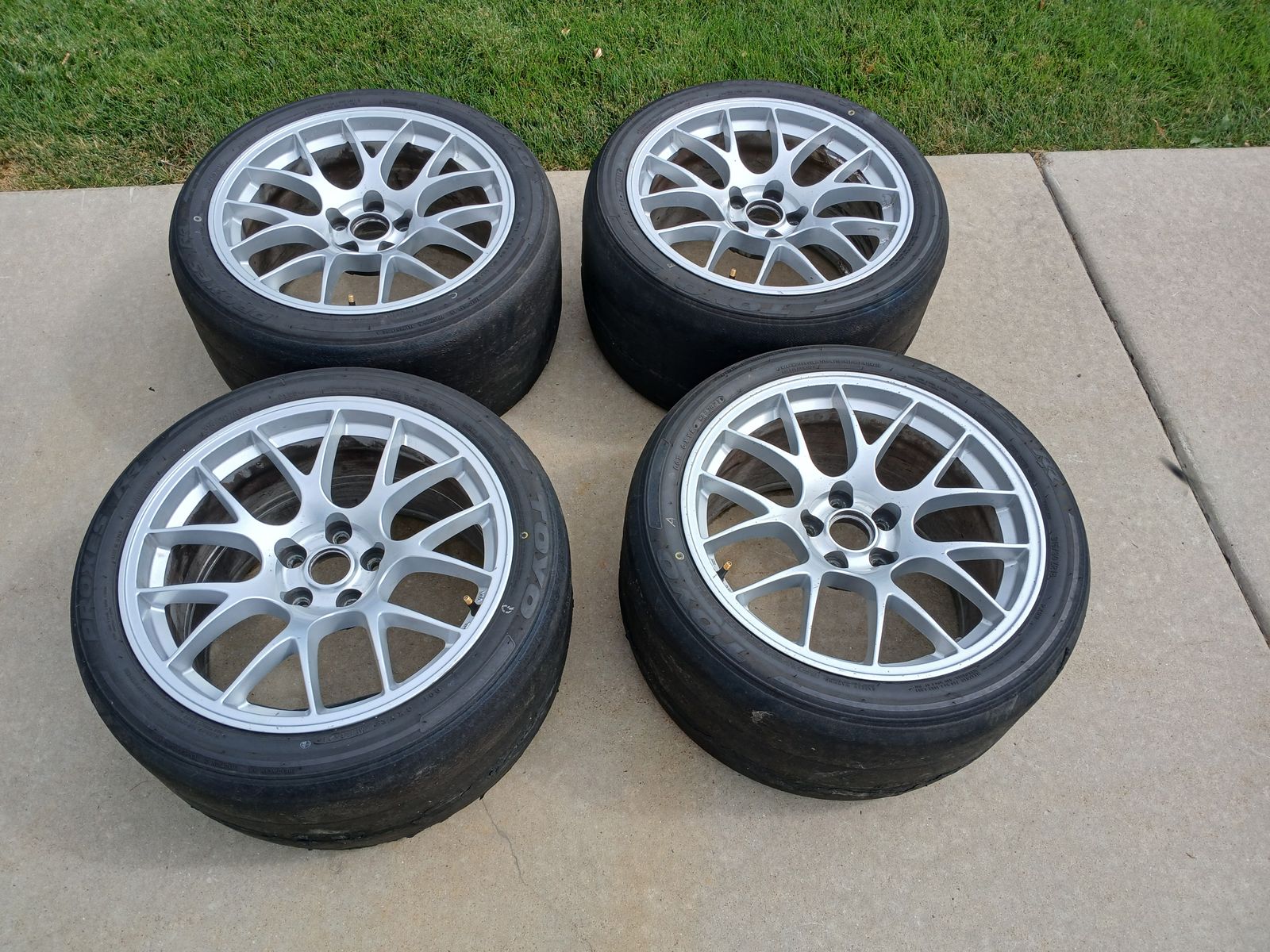 4 - Apex EC-7 18x11" ET52 Wheels