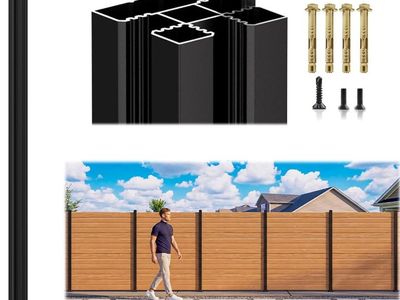 6FT 3-Way Aluminum Fence Posts ($99 on Amazon)