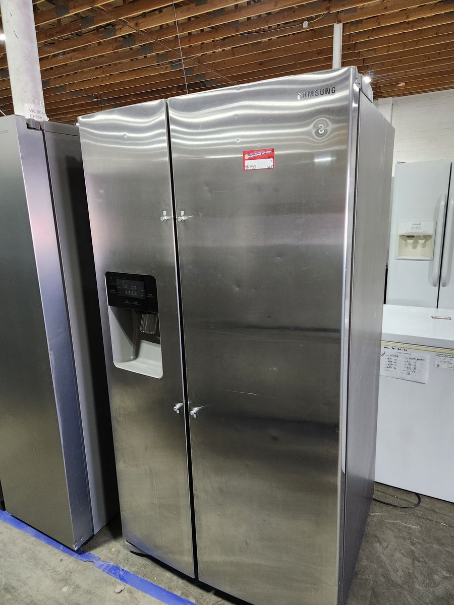 Samsung Stainless steel side by side fridge! W-Warranty