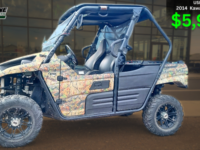 2014 Kawasaki Teryx 800 Camo – 5,540 Miles – $5,999
