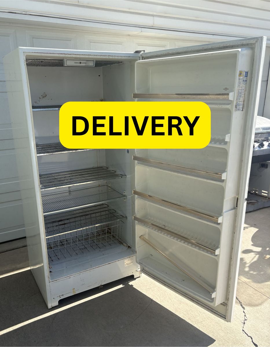 DELIVERY - WORKING 21.2 cu ft GE freezer - PERFECT TEMPERATURE