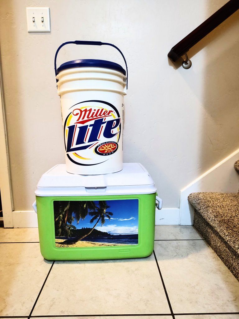 Rubbermaid Cooler and Miller Lite Cooler $40 CASH for both