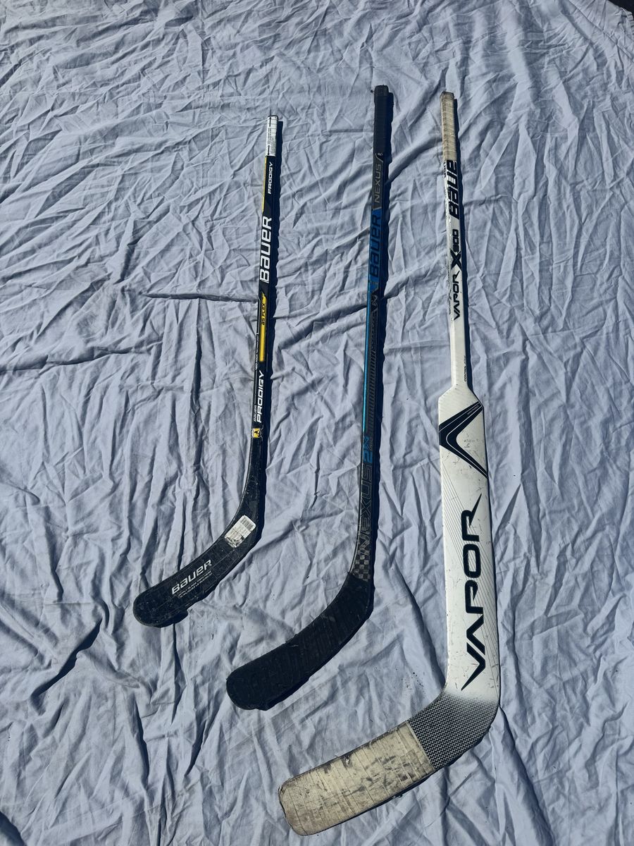 Bauer Prodigy,Nexus,Vapor Hockey Sticks - Set of 3, P92 35 Flex, Youth/Junior