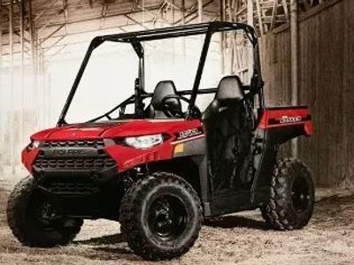 Polaris Ranger 150 EFI Red Youth Side-by-Side UTV - Perfect for Young Riders!