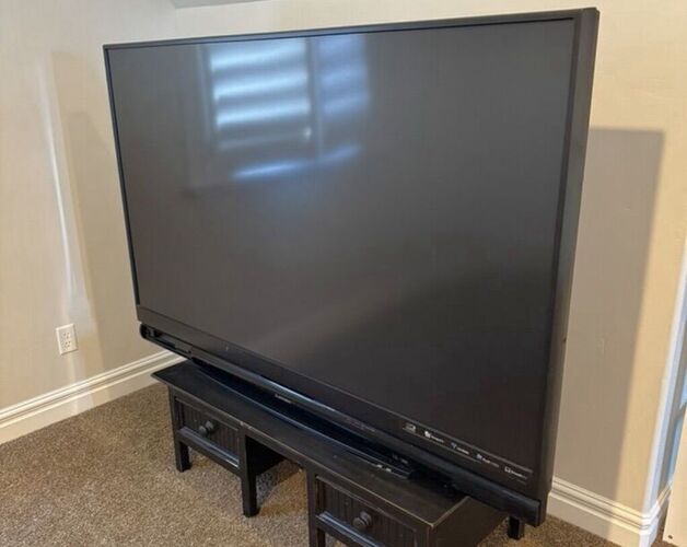Mitsubishi 73" Old School Style TV