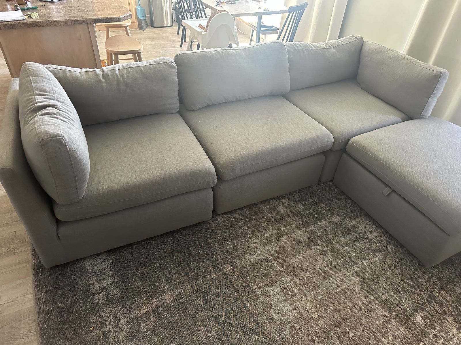 Lounge Couch Modular Seating, Members Mark