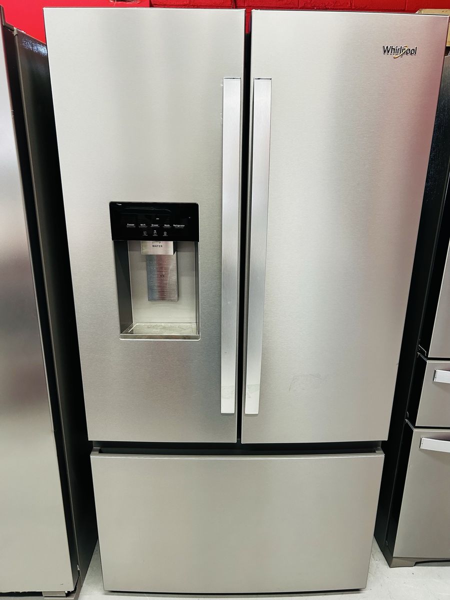 Whirlpool Stainless Steel Counter Depth French Door Refrigerator 23.4 Cu Ft