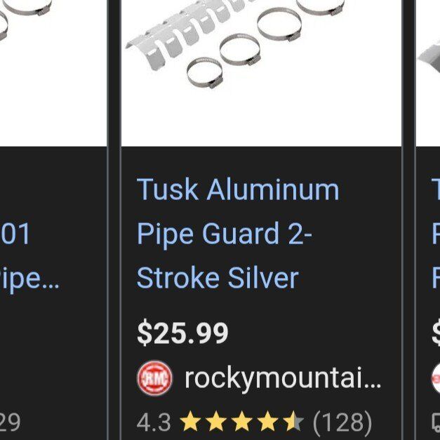 Tusk Aluminum Pipe Guard Silver