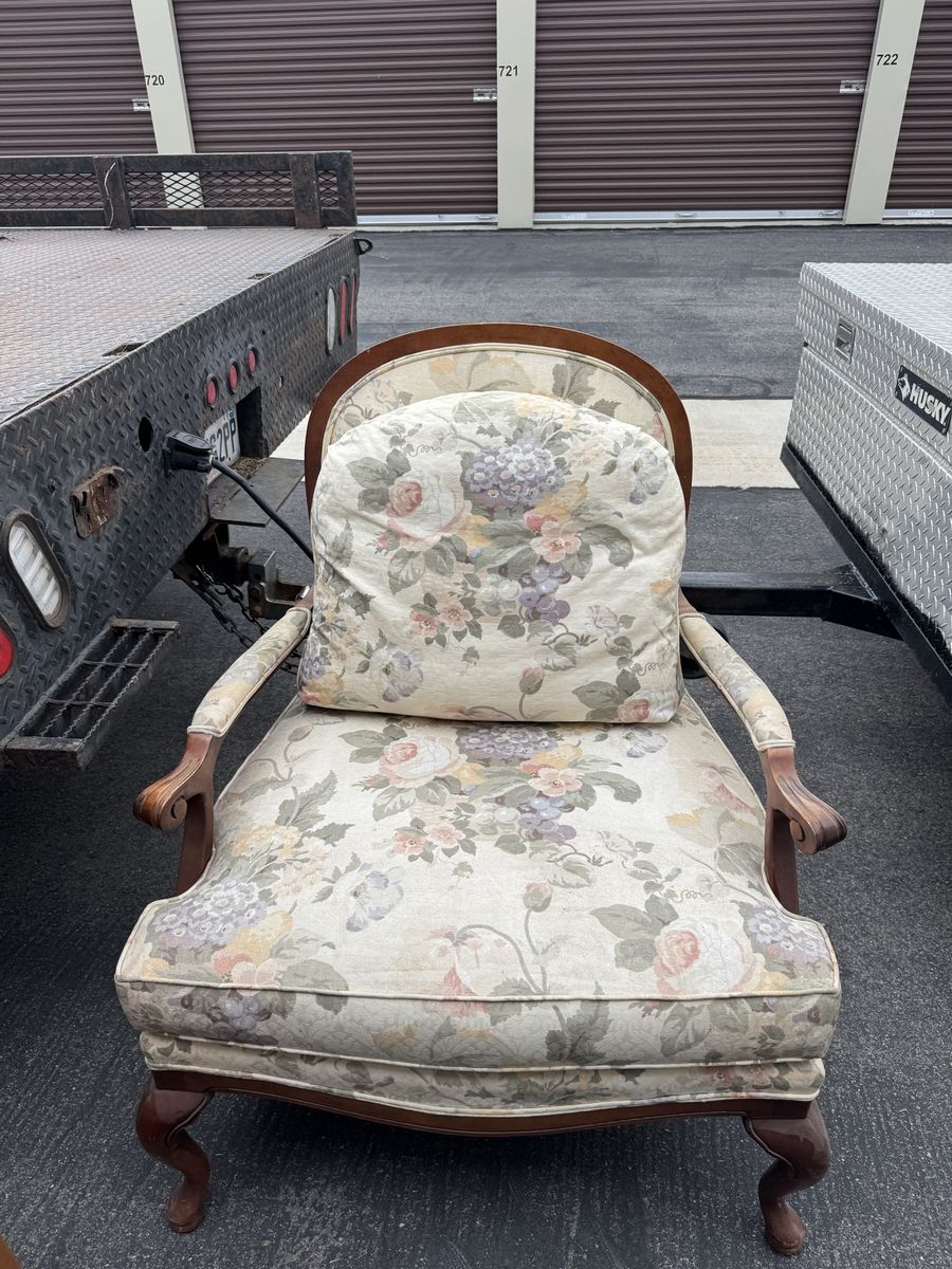 Floral chair