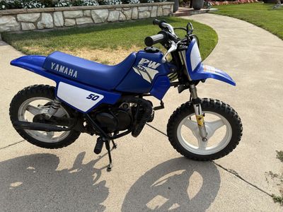 Yamaha PW50 Youth Dirt Bike - Blue Off-Road Mini Motorcycle