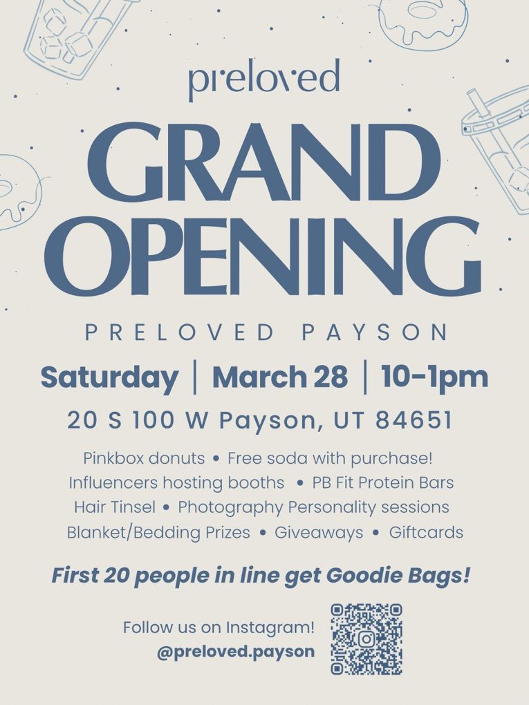 Preloved Payson GRAND OPENING