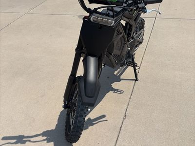 VIPCOO Electric Dirt Bike Black Off-Road Youth e-Bike