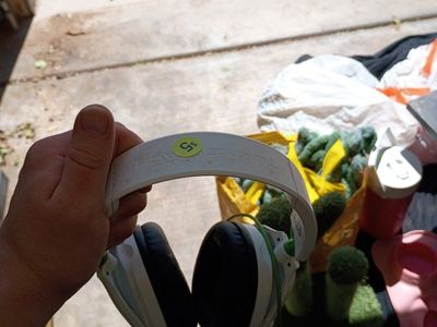 Turtle Beach Recon 50X Gaming Headset - White/Green Wired Headphones