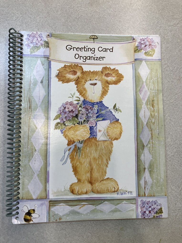 Monthly Greeting Card Organizer