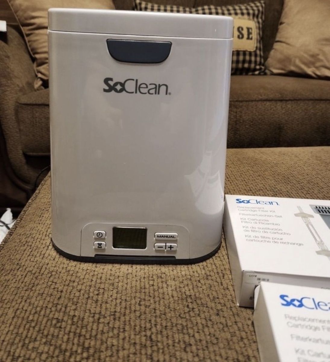 SoClean 2 Bundle: CPAP sanitizing machine & 2 replacement filter kits