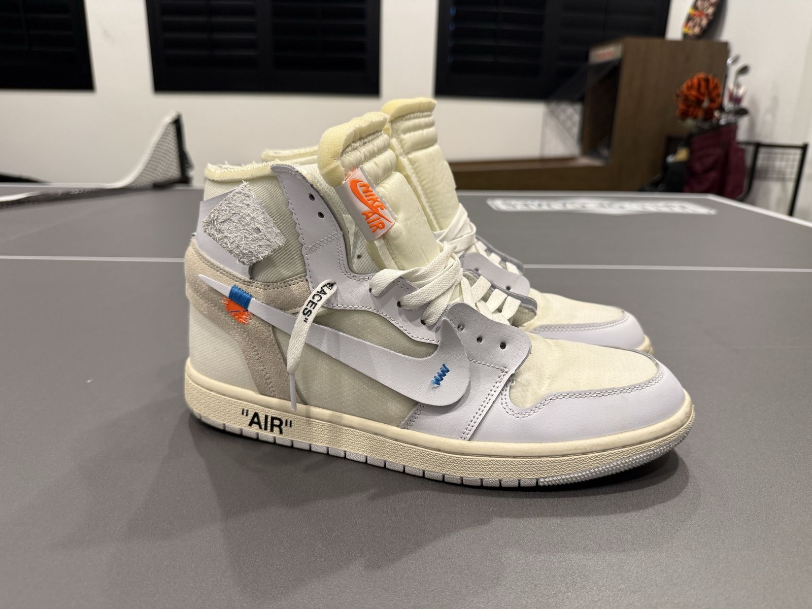 Retro High OG White Size 13
