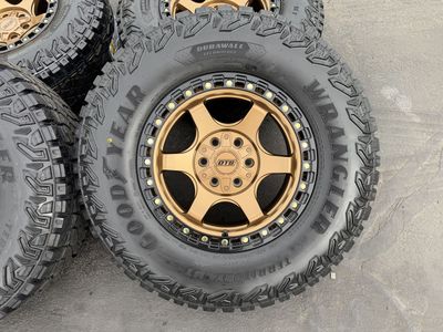 17" Dropstar 6 Lug 6x5.5 6x135 33" Goodyear 285/70R17